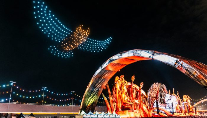 drohne 6 lichtshow